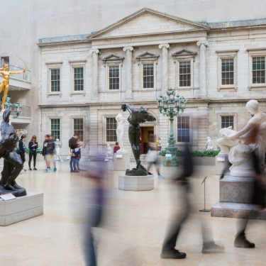 Interior of The Metropolitan Museum of Art